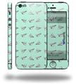 Paper Planes Mint - Decal Style Vinyl Skin (fits Apple Original iPhone 5, NOT the iPhone 5C or 5S)