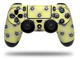 WraptorSkinz Skin compatible with Sony PS4 Dualshock Controller PlayStation 4 Original Slim and Pro Kearas Daisies Yellow (CONTROLLER NOT INCLUDED)