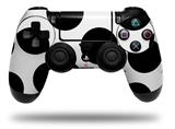 WraptorSkinz Skin compatible with Sony PS4 Dualshock Controller PlayStation 4 Original Slim and Pro Kearas Polka Dots White And Black (CONTROLLER NOT INCLUDED)