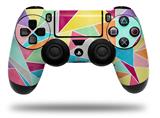 WraptorSkinz Skin compatible with Sony PS4 Dualshock Controller PlayStation 4 Original Slim and Pro Brushed Geometric (CONTROLLER NOT INCLUDED)