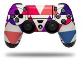 WraptorSkinz Skin compatible with Sony PS4 Dualshock Controller PlayStation 4 Original Slim and Pro Triangles Berries (CONTROLLER NOT INCLUDED)