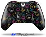 Decal Skin Wrap fits Microsoft XBOX One Wireless Controller Kearas Peace Signs Black