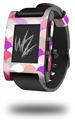 Brushed Circles Pink - Decal Style Skin fits original Pebble Smart Watch (WATCH SOLD SEPARATELY)