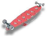Paper Planes Coral - Decal Style Vinyl Wrap Skin fits Longboard Skateboards up to 10"x42" (LONGBOARD NOT INCLUDED)