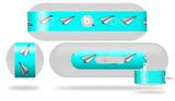 Decal Style Wrap Skin fits Beats Pill Plus Paper Planes Neon Teal (BEATS PILL NOT INCLUDED)