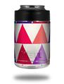 Skin Decal Wrap for Yeti Colster, Ozark Trail and RTIC Can Coolers - Triangles Berries (COOLER NOT INCLUDED)