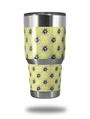 WraptorSkinz Skin Wrap compatible with RTIC 30oz ORIGINAL 2017 AND OLDER Tumblers Kearas Daisies Yellow (TUMBLER NOT INCLUDED)