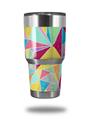 WraptorSkinz Skin Wrap compatible with RTIC 30oz ORIGINAL 2017 AND OLDER Tumblers Brushed Geometric (TUMBLER NOT INCLUDED)