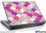 Laptop Skin (Large) - Brushed Circles Pink