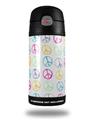 Skin Decal Wrap for Thermos Funtainer 12oz Bottle Kearas Peace Signs (BOTTLE NOT INCLUDED) by WraptorSkinz