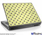 Laptop Skin (Small) - Kearas Daisies Yellow