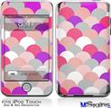 iPod Touch 2G & 3G Skin - Brushed Circles Pink