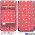 iPod Touch 2G & 3G Skin - Paper Planes Coral