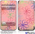 iPod Touch 2G & 3G Skin - Kearas Flowers on Pink