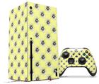WraptorSkinz Skin Wrap compatible with the 2020 XBOX Series X Console and Controller Kearas Daisies Yellow (XBOX NOT INCLUDED)