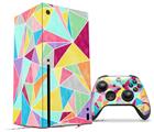WraptorSkinz Skin Wrap compatible with the 2020 XBOX Series X Console and Controller Brushed Geometric (XBOX NOT INCLUDED)