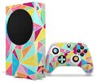WraptorSkinz Skin Wrap compatible with the 2020 XBOX Series S Console and Controller Brushed Geometric (XBOX NOT INCLUDED)