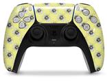WraptorSkinz Skin Wrap compatible with the Sony PS5 DualSense Controller Kearas Daisies Yellow (CONTROLLER NOT INCLUDED)