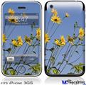 iPhone 3GS Skin - Yellow Daisys
