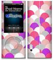 iPod Nano 5G Skin - Brushed Circles Pink