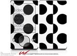 Kearas Polka Dots White And Black - Decal Style skin fits Zune 80/120GB  (ZUNE SOLD SEPARATELY)