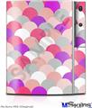 Sony PS3 Skin - Brushed Circles Pink