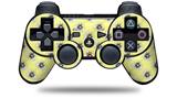 Sony PS3 Controller Decal Style Skin - Kearas Daisies Yellow (CONTROLLER NOT INCLUDED)