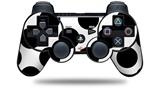 Sony PS3 Controller Decal Style Skin - Kearas Polka Dots White And Black (CONTROLLER NOT INCLUDED)