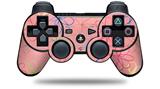 Sony PS3 Controller Decal Style Skin - Kearas Flowers on Pink (CONTROLLER NOT INCLUDED)