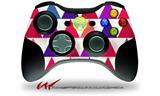 XBOX 360 Wireless Controller Decal Style Skin - Triangles Berries (CONTROLLER NOT INCLUDED)