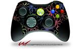 XBOX 360 Wireless Controller Decal Style Skin - Kearas Flowers on Black (CONTROLLER NOT INCLUDED)