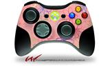 XBOX 360 Wireless Controller Decal Style Skin - Kearas Flowers on Pink (CONTROLLER NOT INCLUDED)