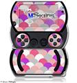 Brushed Circles Pink - Decal Style Skins (fits Sony PSPgo)