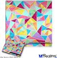Decal Skin compatible with Sony PS3 Slim Brushed Geometric