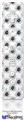 Wii Remote Controller Face ONLY Skin - Kearas Daisies Black on White