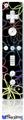 Wii Remote Controller Face ONLY Skin - Kearas Flowers on Black
