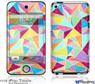 iPod Touch 4G Decal Style Vinyl Skin - Brushed Geometric