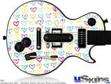 Guitar Hero III Wii Les Paul Skin - Kearas Hearts White
