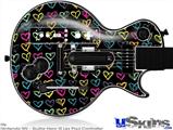 Guitar Hero III Wii Les Paul Skin - Kearas Hearts Black