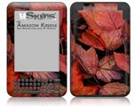 Fall Tapestry - Decal Style Skin fits Amazon Kindle 3 Keyboard (with 6 inch display)