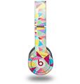 WraptorSkinz Skin Decal Wrap compatible with Beats Solo HD (Original) Brushed Geometric Vertical (HEADPHONES NOT INCLUDED)