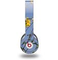 WraptorSkinz Skin Decal Wrap compatible with Beats Solo HD (Original) Yellow Daisys (HEADPHONES NOT INCLUDED)
