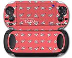 Paper Planes Coral - Decal Style Skin fits Sony PS Vita
