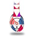 WraptorSkinz Skin Decal Wrap compatible with Beats Studio (Original) Headphones Triangles Berries Skin Only (HEADPHONES NOT INCLUDED)