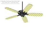 Kearas Daisies Yellow - Ceiling Fan Skin Kit fits most 52 inch fans (FAN and BLADES SOLD SEPARATELY)