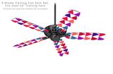Triangles Berries - Ceiling Fan Skin Kit fits most 52 inch fans (FAN and BLADES SOLD SEPARATELY)