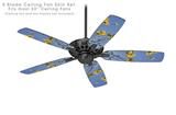 Yellow Daisys - Ceiling Fan Skin Kit fits most 52 inch fans (FAN and BLADES SOLD SEPARATELY)