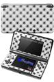 Kearas Daisies Black on White - Decal Style Skin fits Nintendo 3DS (3DS SOLD SEPARATELY)