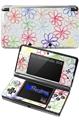 Kearas Flowers on White - Decal Style Skin fits Nintendo 3DS (3DS SOLD SEPARATELY)