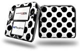 Kearas Polka Dots White And Black - Decal Style Vinyl Skin fits Nintendo 2DS - 2DS NOT INCLUDED